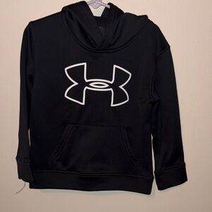 Under Armour Kids Black Sweatshirt with White Logo